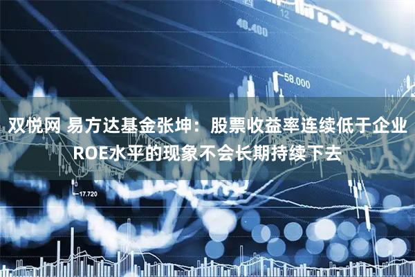 双悦网 易方达基金张坤：股票收益率连续低于企业ROE水平的现象不会长期持续下去