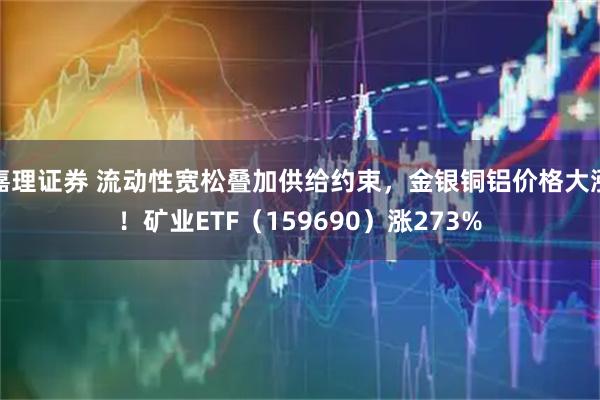 嘉理证券 流动性宽松叠加供给约束，金银铜铝价格大涨！矿业ETF（159690）涨273%