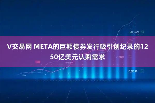 V交易网 META的巨额债券发行吸引创纪录的1250亿美元认购需求